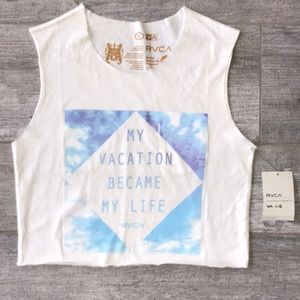 RVCA - MUCSLE / CROP TOP